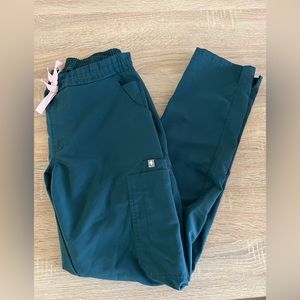 Figs Yola Skinny Scrub Pants (Caribbean Blue)